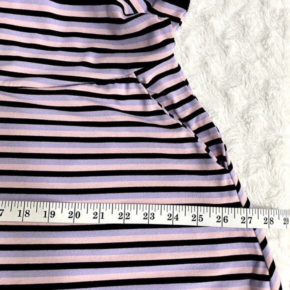 Torrid Pink Striped Mini Jersey Button-Front Sleeveless Summer Dress 2X - Picture 10 of 10